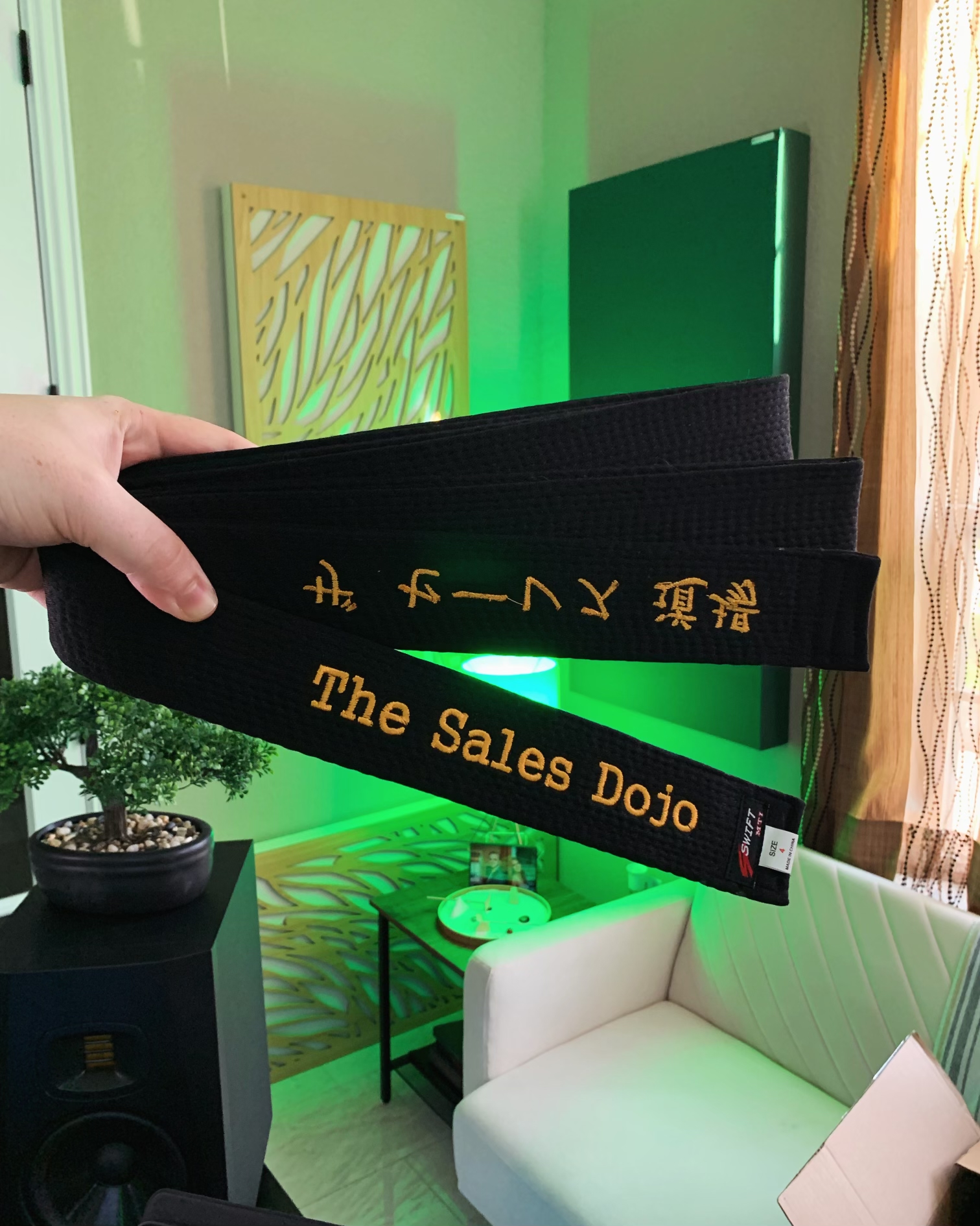 The Sales Dojo black belt